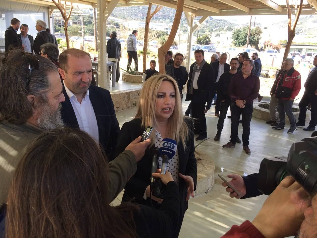 Ρέθυμνο: Το Μπαλί Μυλοποτάμου επισκέφθηκε η Φώφη Γεννηματά . Περιοδεία στην Κρήτη πραγματοποιεί η πρόεδρος του Κινήματος Αλλαγής Φώφη Γεννηματά .....