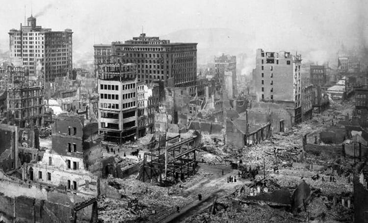 Σαν σήμερα : 7,8 Ρίχτερ «χτυπούν» το Σαν Φρανσίσκο το 1906. Σαν σήμερα το 1906 έλαβε χώρα η χειρότερη φυσική καταστροφή στην...