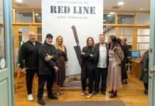 Εγκαινιάστηκε η νέα έκθεση της Δημοτικής Πινακοθήκης Χανίων : Λυδία Δαμπασίνα Red Line, Κόκκινη γραμμή, Ligne rouge