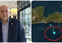 Στην Κρήτη ο Ευθ. Λέκκας: Καμπανάκι για τη διάβρωση των ακτών – Τί ανέφερε για τους σεισμούς