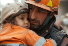 «Μαμά, τι κάνει ένας πυροσβέστης;» – Η αφοπλιστική ερώτηση ενός παιδιού για το φλεγόμενο Αμάρι
