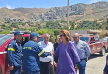 Ρέθυμνο: Στις πυρόπληκτες περιοχές η Ντόρα Μπακογιάννη