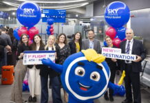 Απογειώθηκε η πρώτη πτήση της SKY express για τη Βαρκελώνη